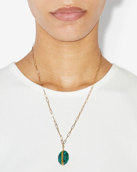 Isabel Marant Stones Necklace In Gold