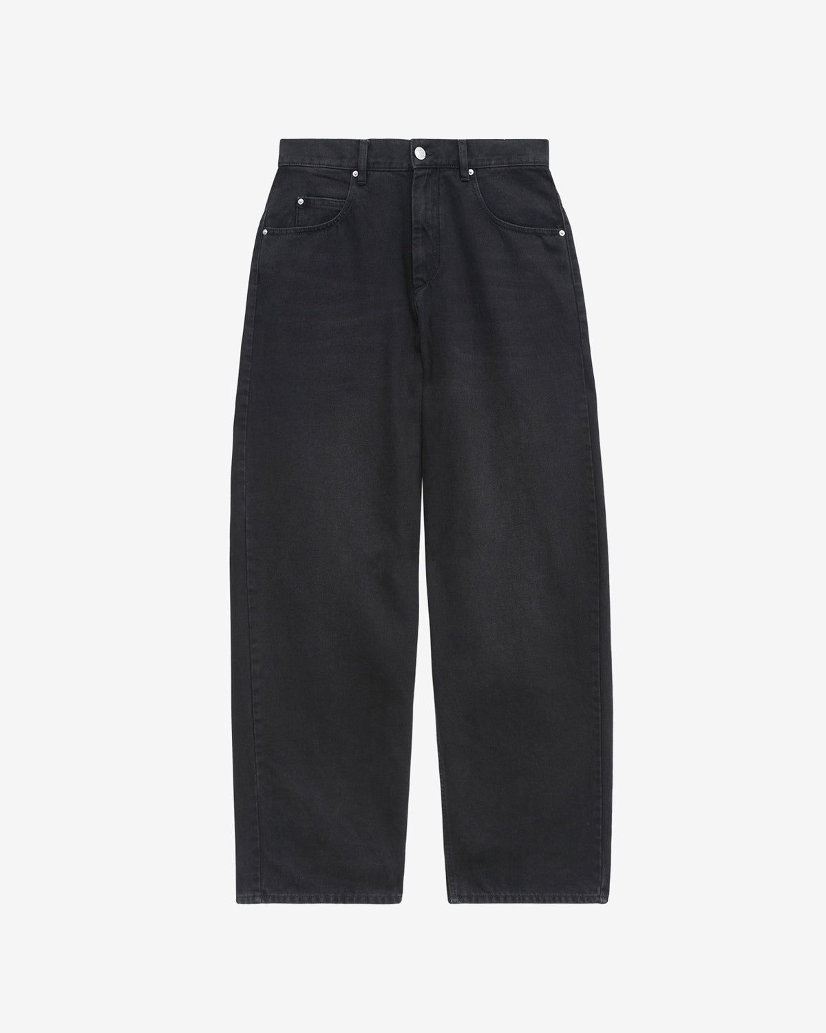 Isabel Marant Lemony Jeans In Black Cotton In Black