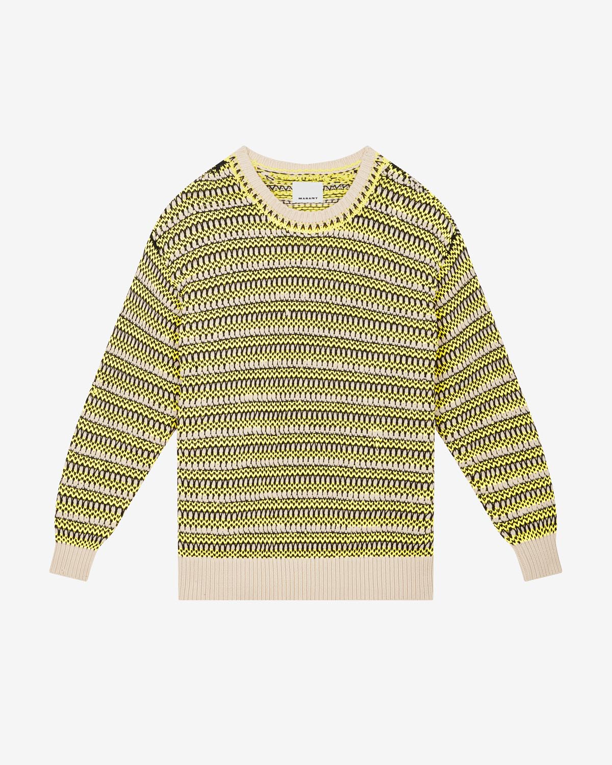 Isabel Marant Hank Sweater In Yellow