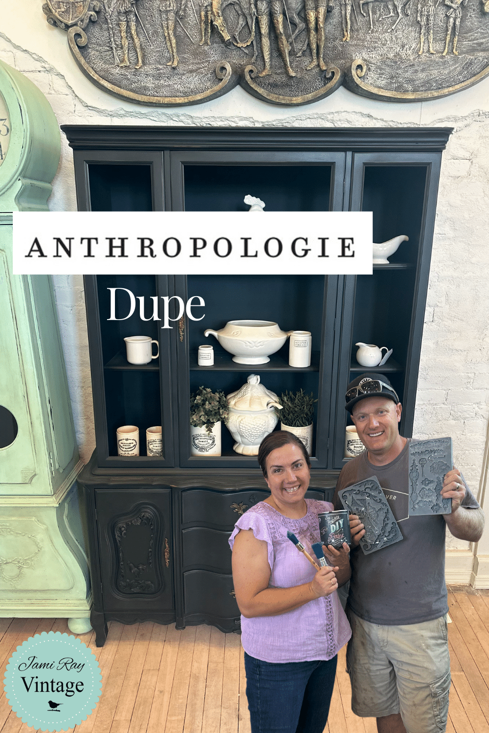 Anthropologie Dupe Free Hutch to High End Furniture - Iron Orchid