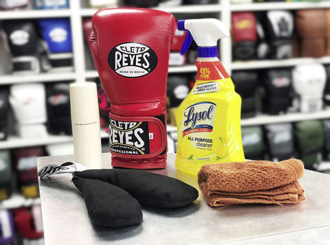 Cleaning Boxing Gear and leather Gloves