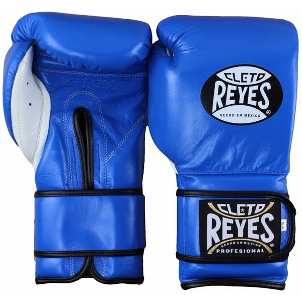 MSM Fight Shop | Cleto Reyes Training Velcro Boxing Gloves - Blue – MSM FIGHT SHOP