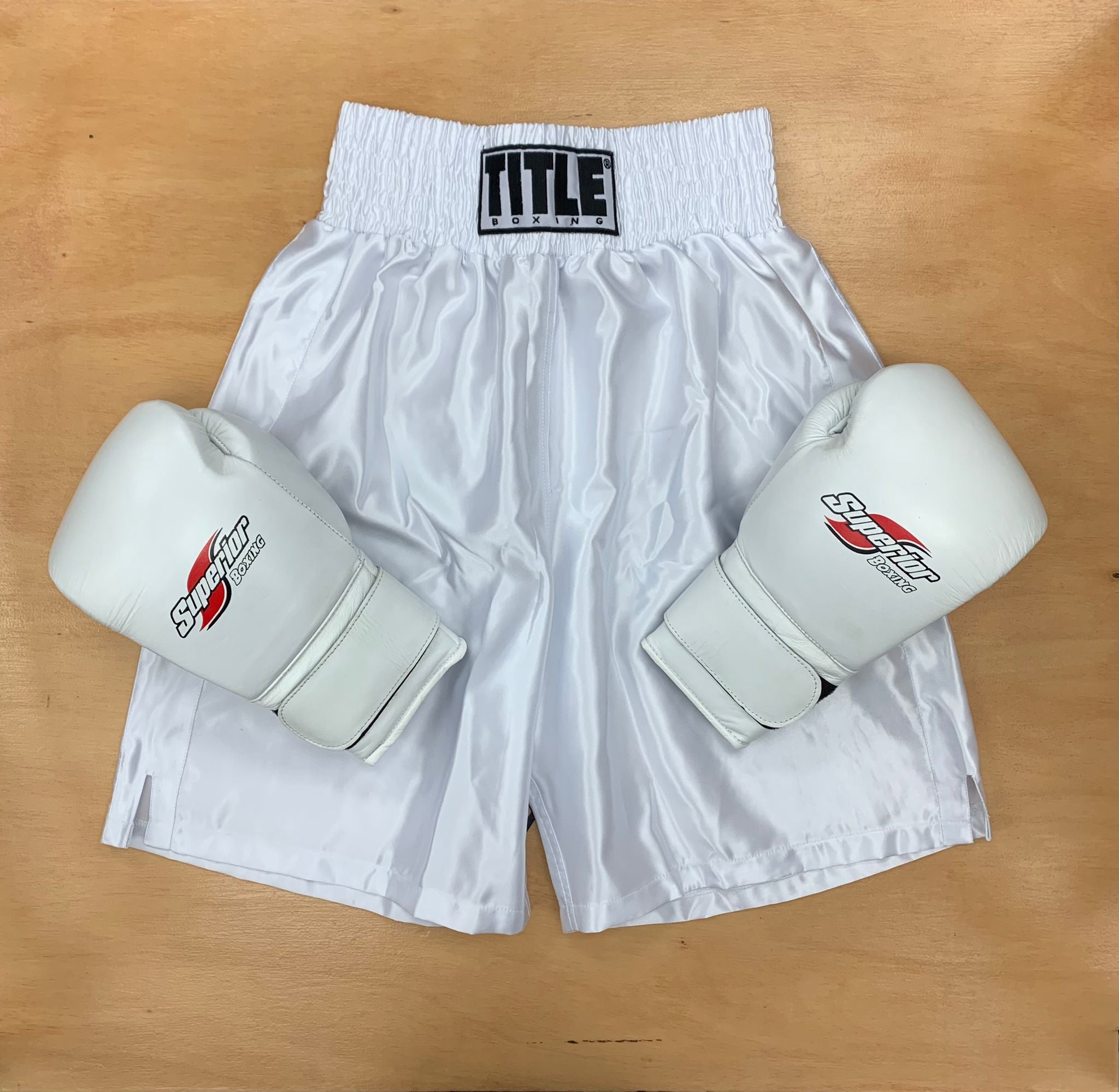 TITLE BOXING SHORTS EDGE 2.0 WHITE – MSM FIGHT SHOP