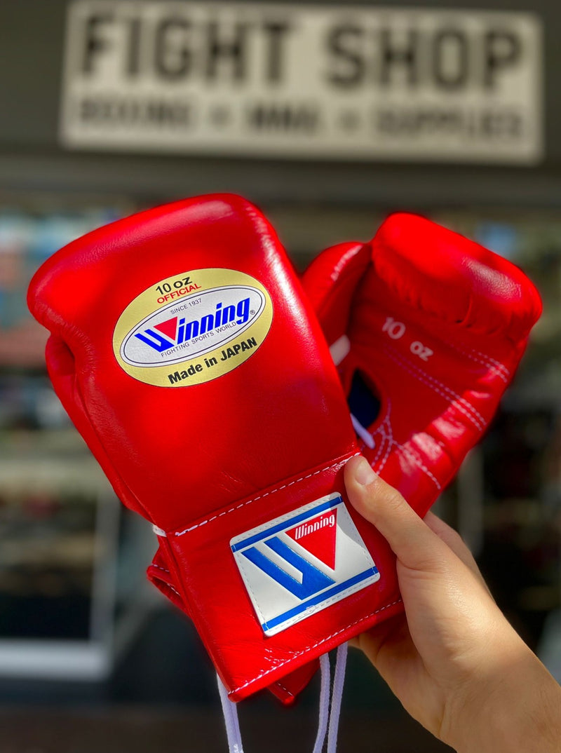 MSM Fight Shop | Winning Pro Fight Boxing Gloves - Red – MSM FIGHT