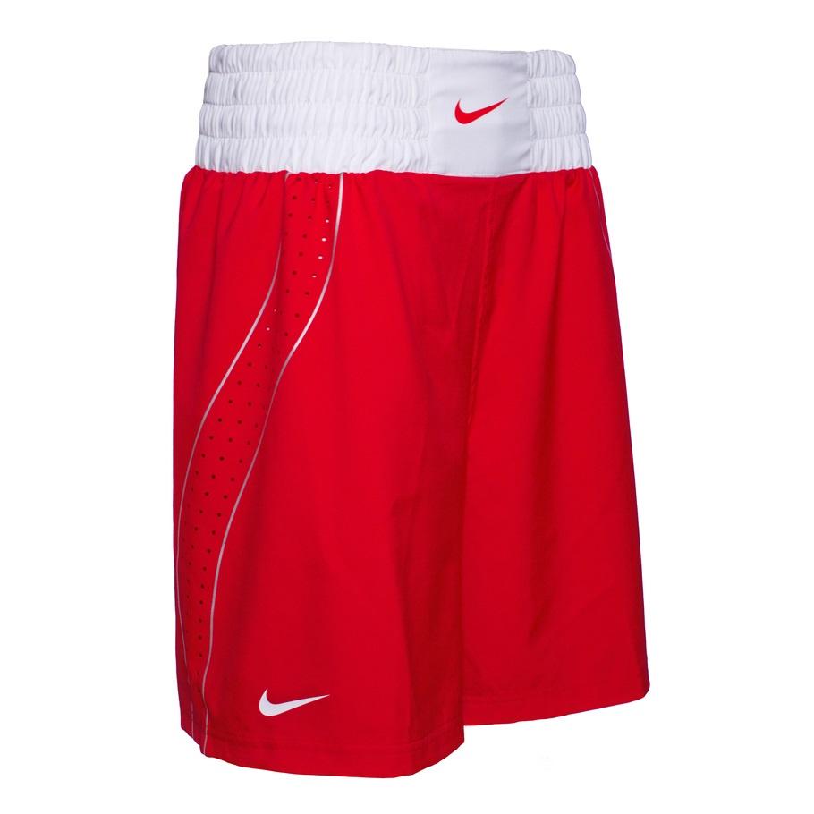 red nike shorts