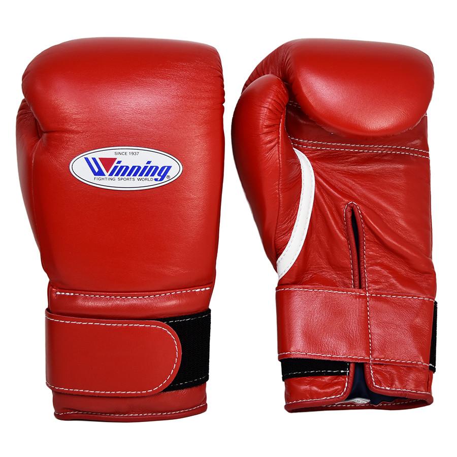 Winning Gloves Hook And Loop Boxing Red Msm Fight Shop
