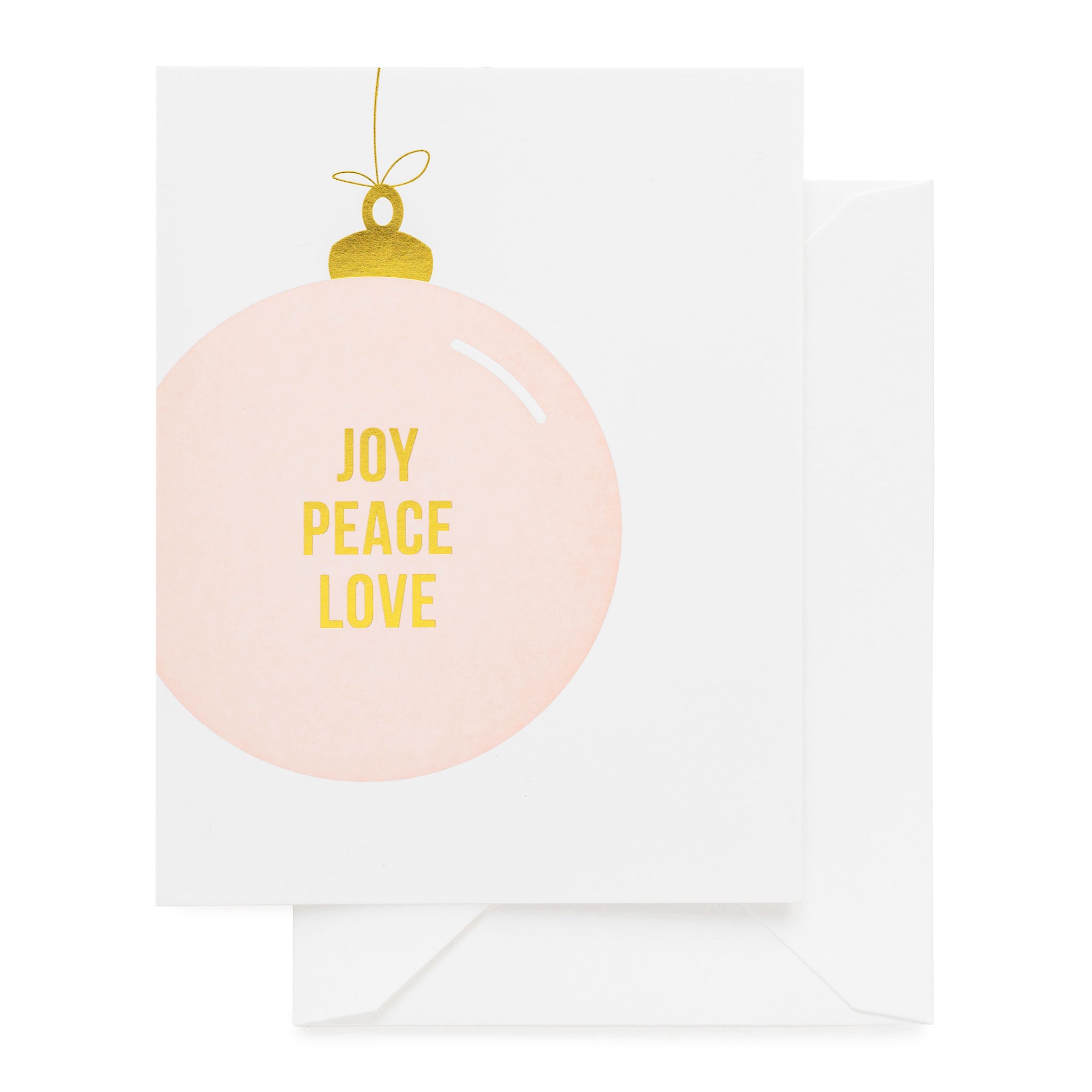Joy Peace Love Ornament