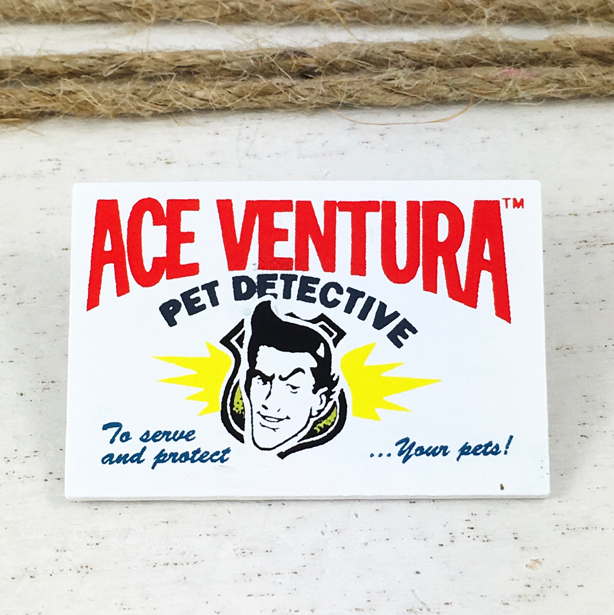 ace ventura pet detective badge