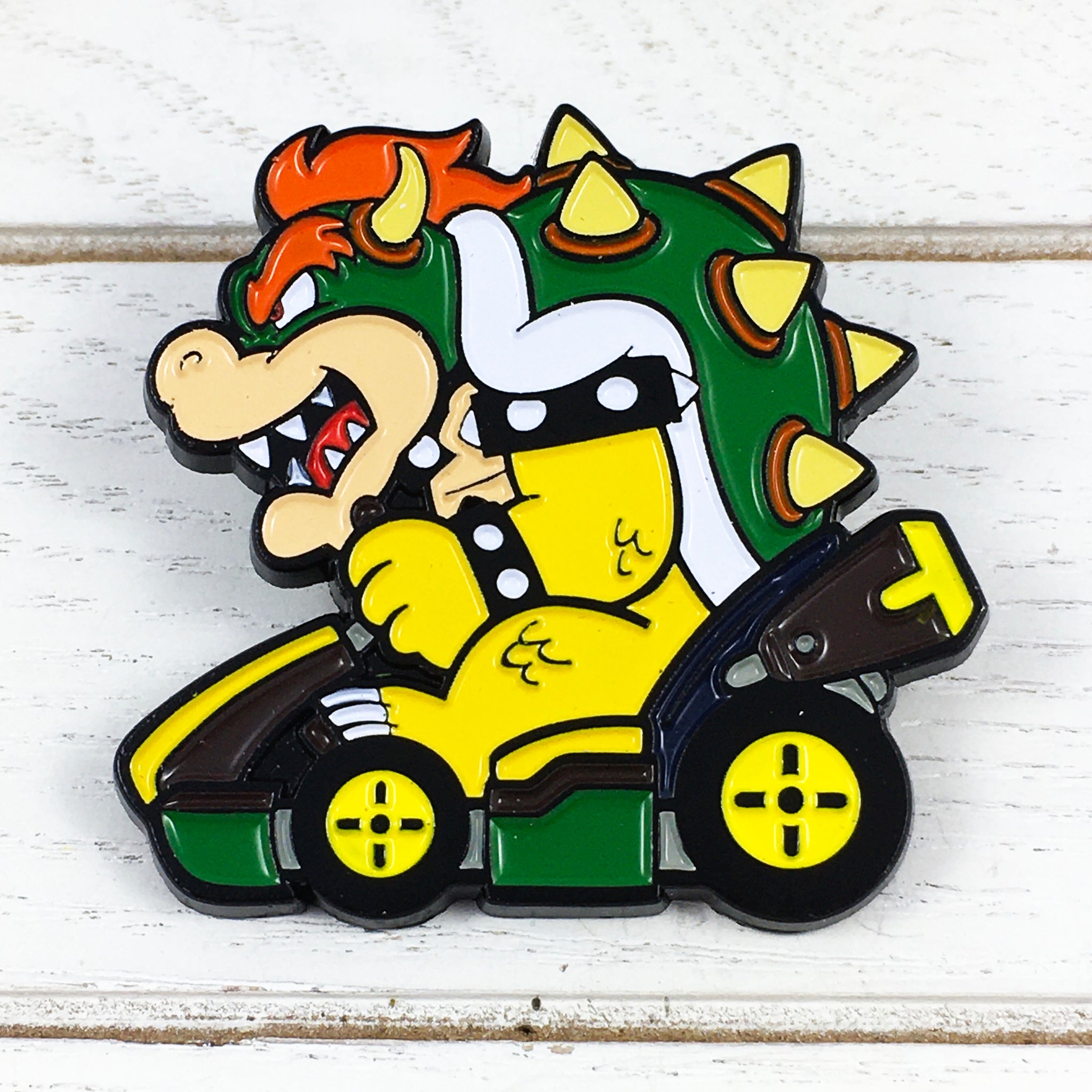 Enamel Pin Mario Kart Bowser Pinz N Thingz