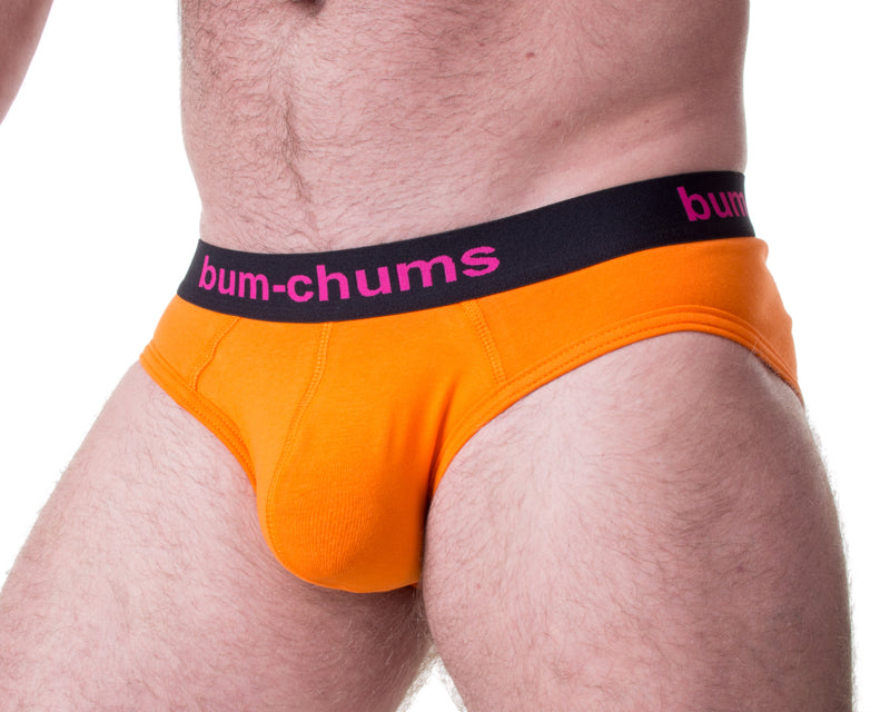 Bum Chums Basik Af Sol Brief Orange Mens Underwear Bum Chums 1814