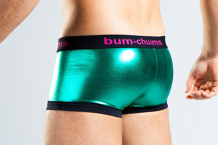 Bum Chums Mens Red And Green Foil Underwear Hipster Bum Chums British Brand Gay Mens 5705