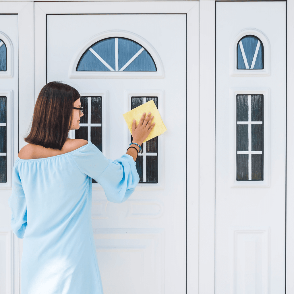 door cleaning