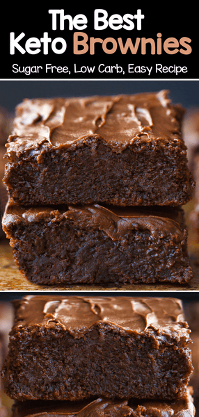 Protein Milkshake Keto Low-Carb and Sugar-Free Chocolate Brownies