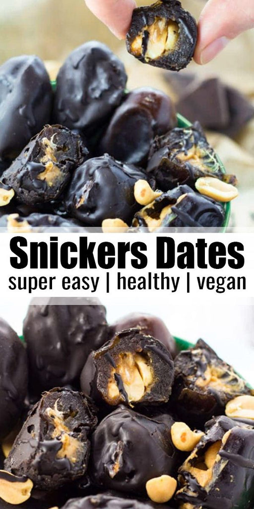 Protein Milkshake Vegan Snickers Dates