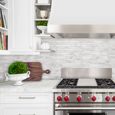 Smart Tiles Smartedge Panella Peel and Stick Finishing Edge Backsplash  Border DIY SE1143 