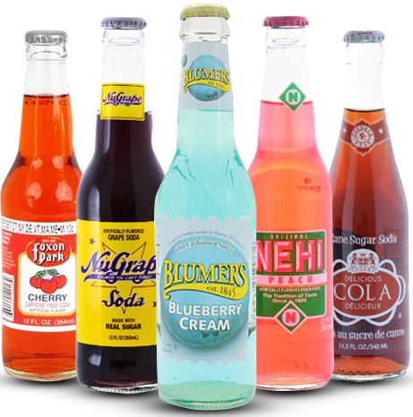 Variety soda sampler