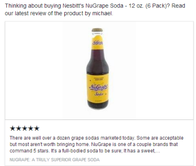 Nugrape Soda Review