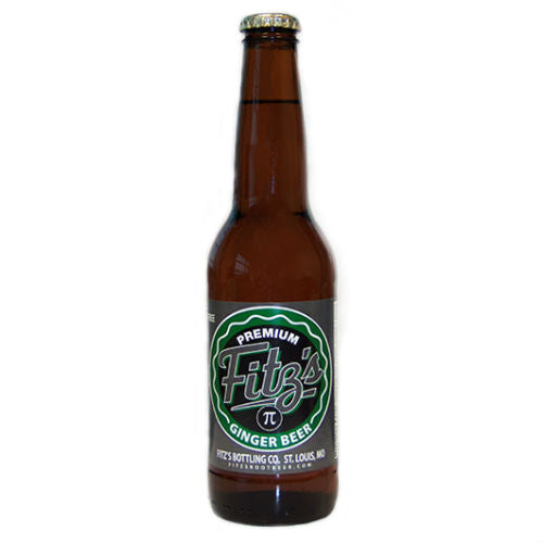 Fitz S Premium Pi Ginger Beer 12 Oz 12 Glass Bottles