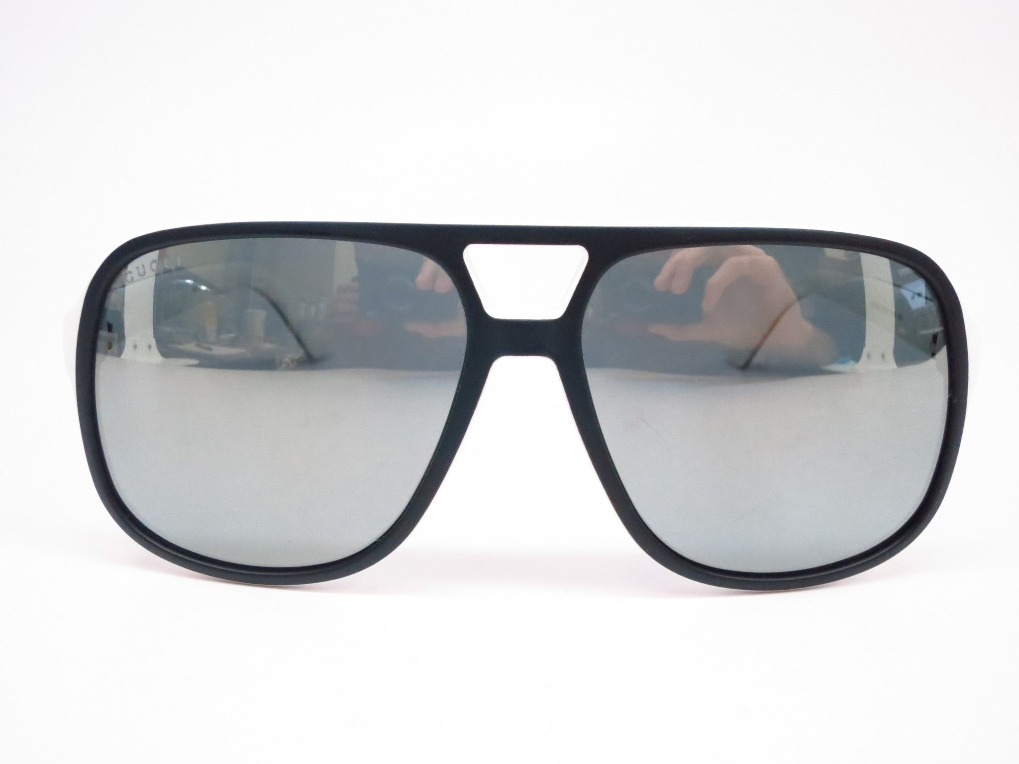 Gucci GG 1115 M1X/T4 Black White Sunglasses - Eye Heart Shades