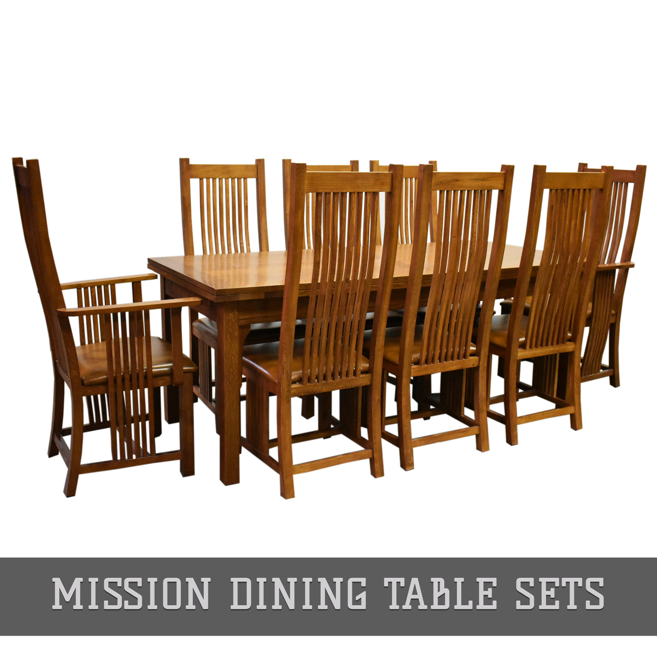 mission style dining room table