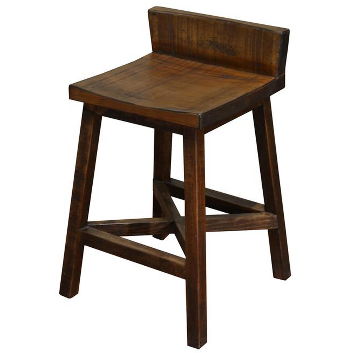 14 Granville Stationary Bar Stool   Rustic Brown   24 High 1200x1200 Crop Center ?v=1568808427