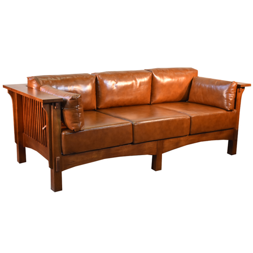 Preorder Arts And Crafts Craftsman Crofter Style Sofa Russet Brown Crafters And Weavers