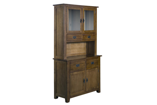 Mission 2 Door 2 Drawer Cabinet - Michael's Cherry — Crafters and Weavers