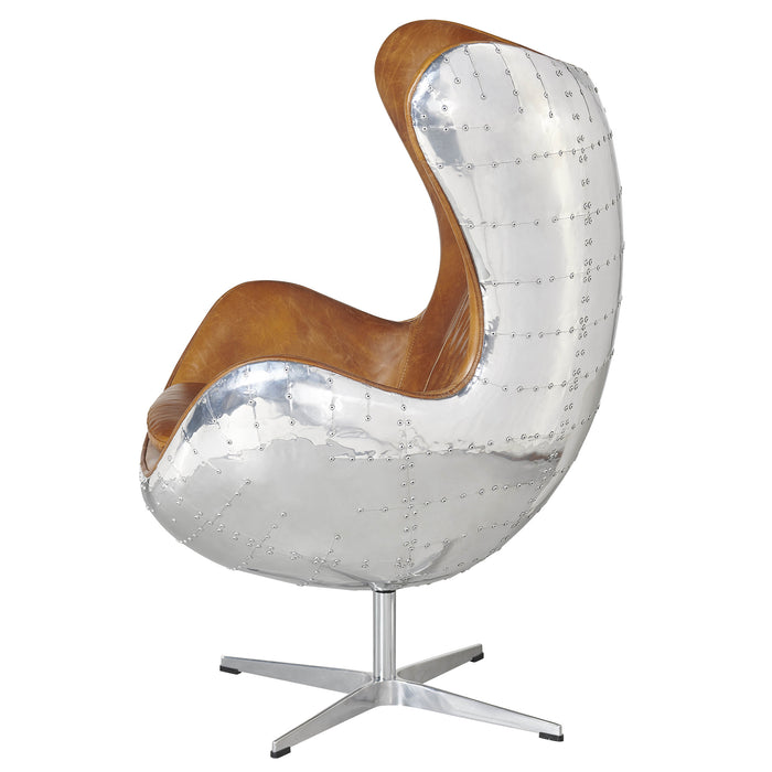 aluminum egg chair