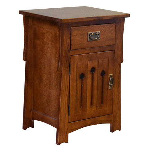 light oak end tables with storage