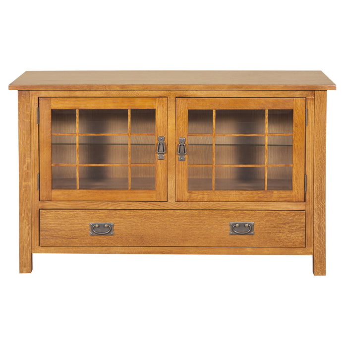 Mission Quarter Sawn Oak 48 Tv Stand Light Oak Crafters And