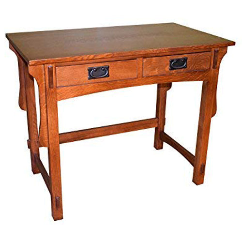 Writing Desk for Home Office Small Desk With Drawer Oak Mid-century Modern Desk  Office Desk WASHPARK OAK DESK 