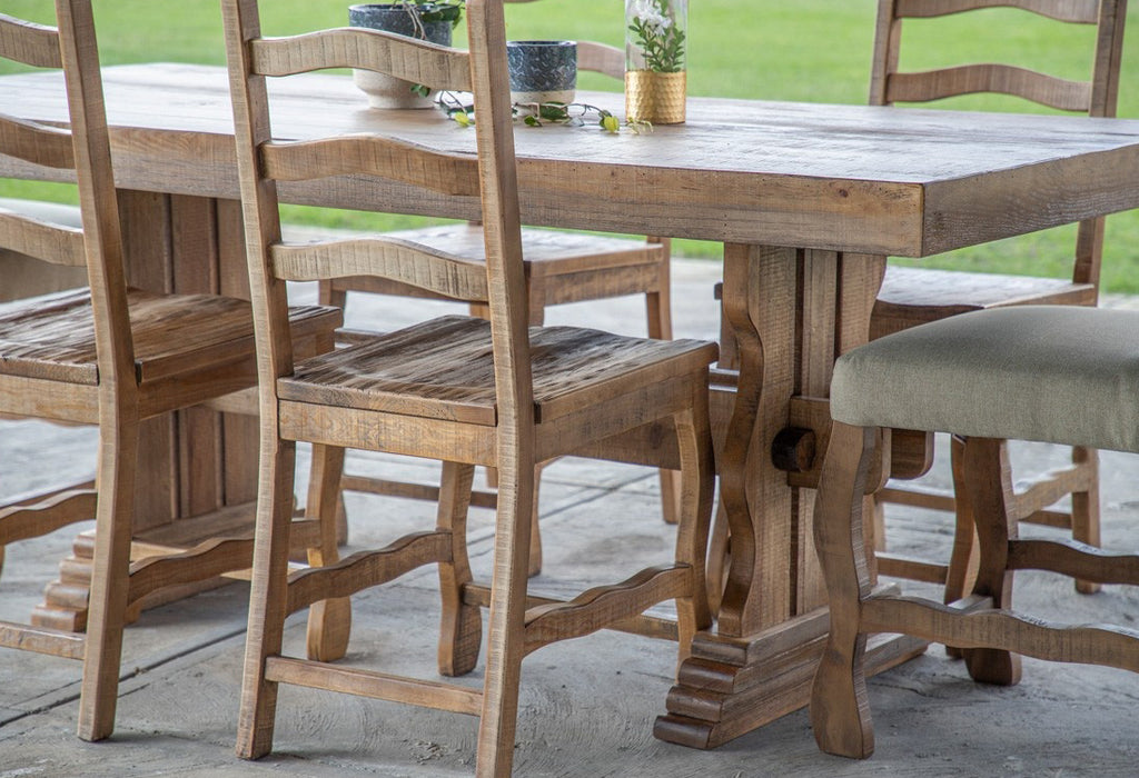 solid wood counter height bar stools