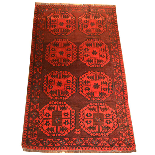 Astan / 6' 3'' X 4' 8''/ Vintage Afghan Tribal, Handmade wool rug –  kordestanicollection