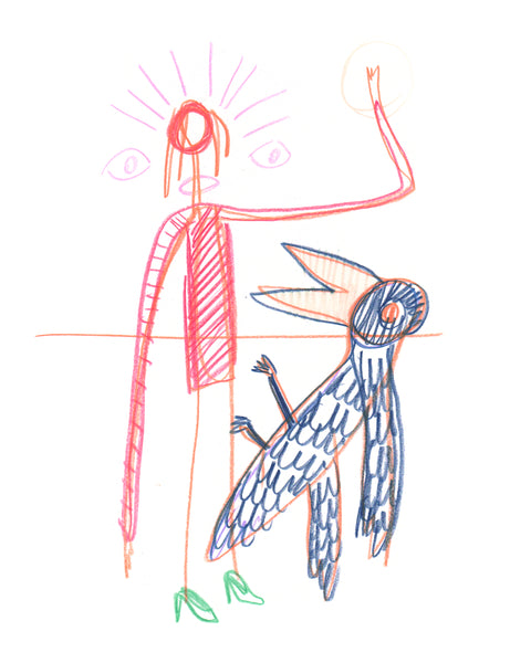 Bird Thing - Original Drawing – Heather Buchanan