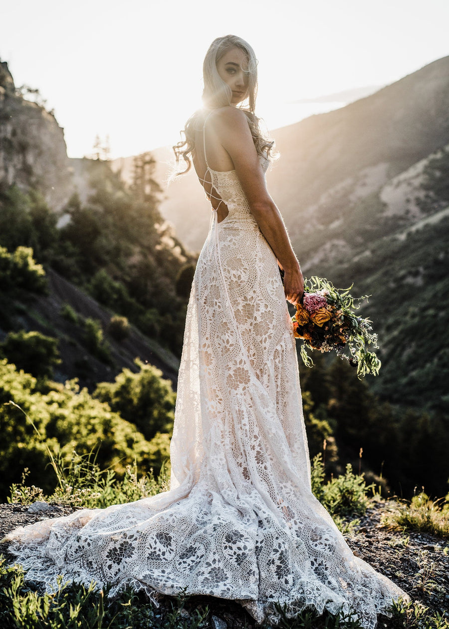 zinnia wedding dress