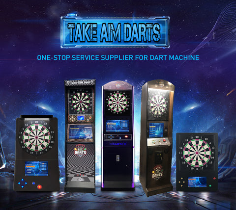 Dart Machine-Take Aim Electronic Coin Operated Dart Board With On Line –  Arcades Market