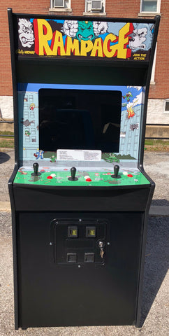 Rampage Arcade With Lots Of New Parts New Lcd Monitor Arcades