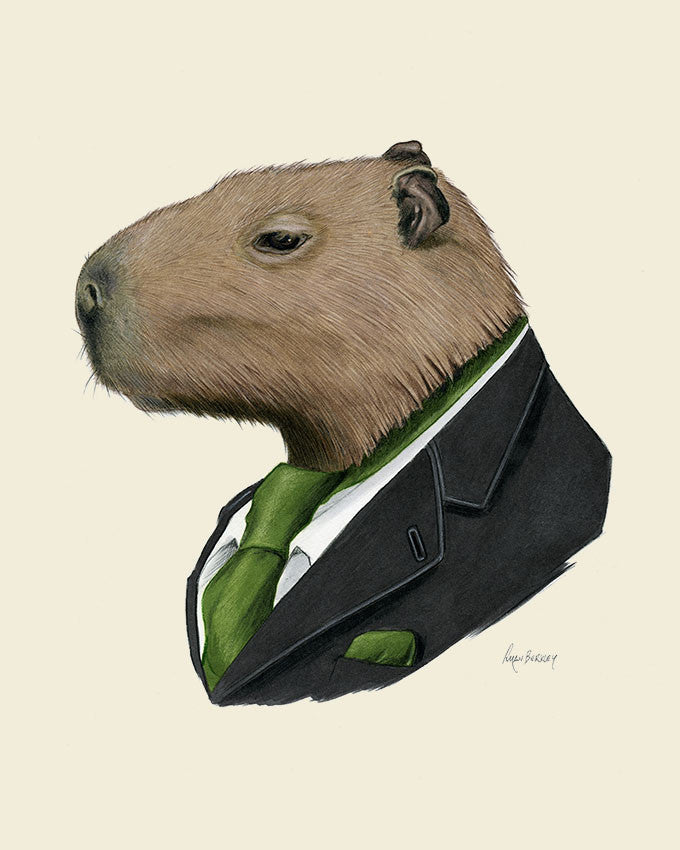 Capybara Funny Art