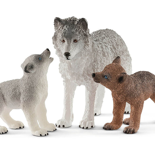 schleich wolf family