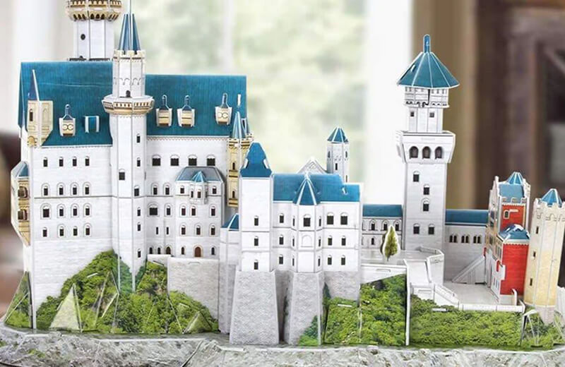 3D puzzle castle