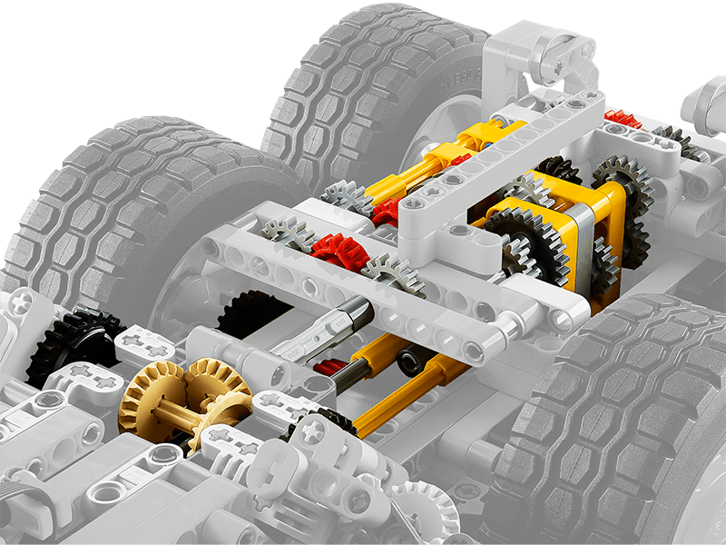 LEGO Technic specialized pieces represented in this LEGO set.