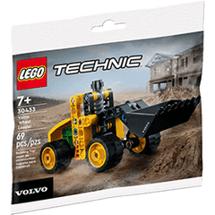 The smallest LEGO Technic set is the Volvo Wheel Loader Recruitment Bag Set