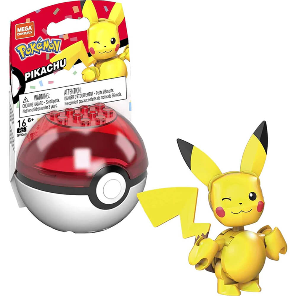 ⚡MEGA Pokemon Motion Pikachu Mechanized Toy Building Set, 1092 Bricks and  Pieces 194735048090