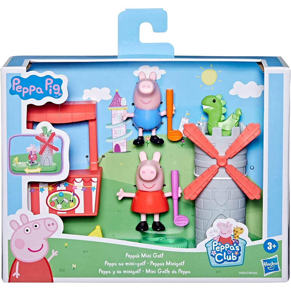 Play-Doh Peppa's Ice Cream Playset with Ice Cream Truck, Peppa and George  Figures, and 5 Cans : : Leksaker