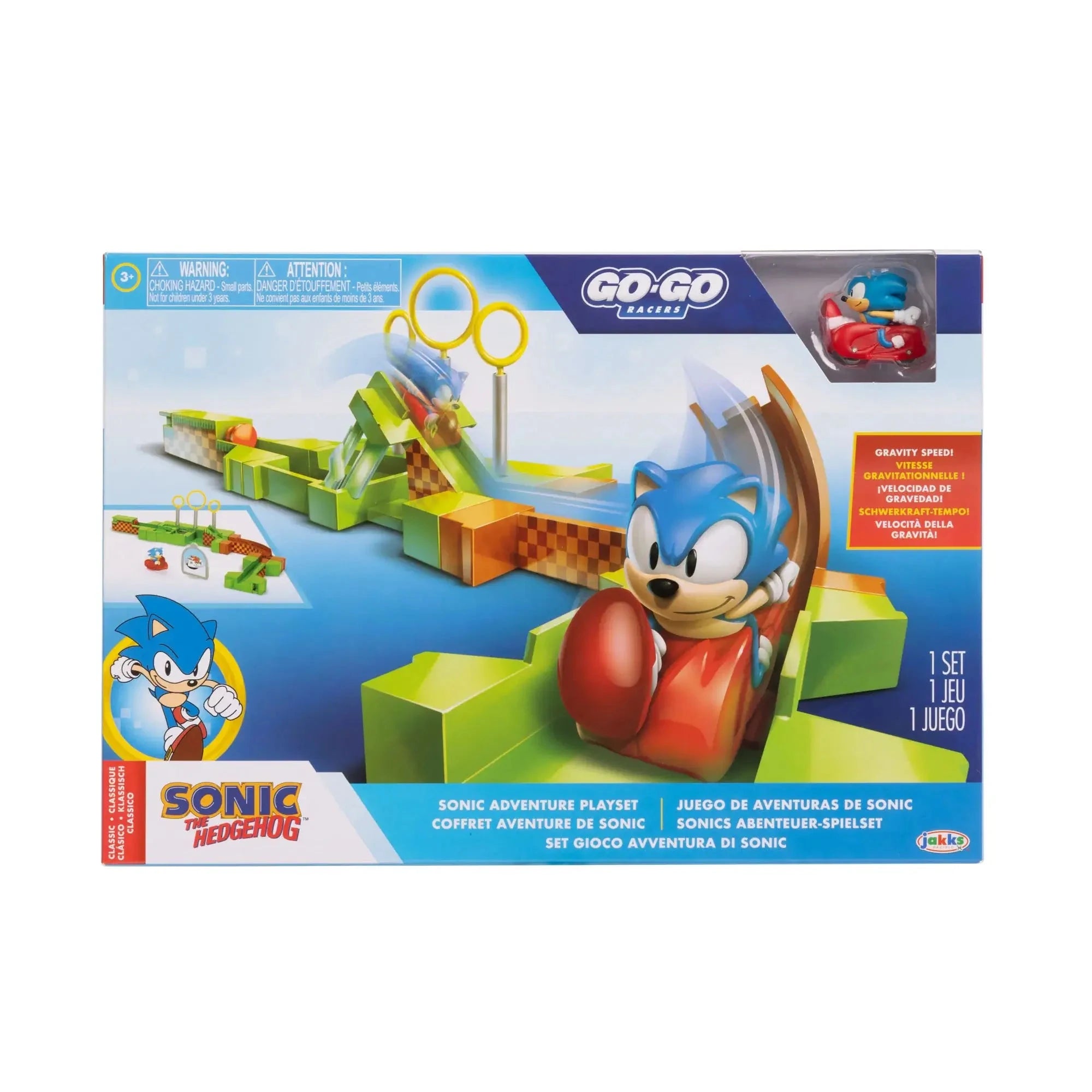  Sonic Go Go Racers Sonic Adventure Playset