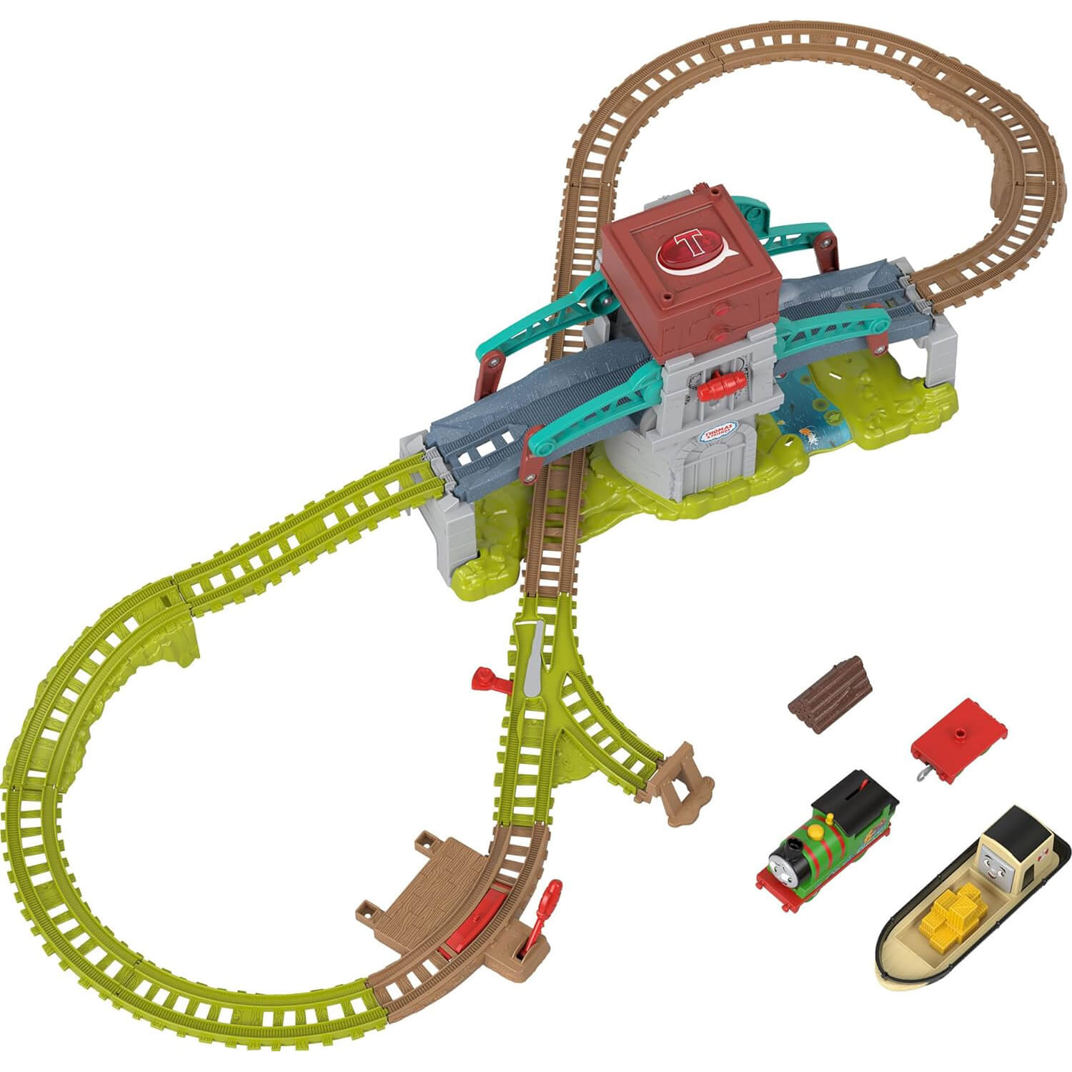  Thomas & Friends Talking Bulstrode & Which-Way Bridge Train Set