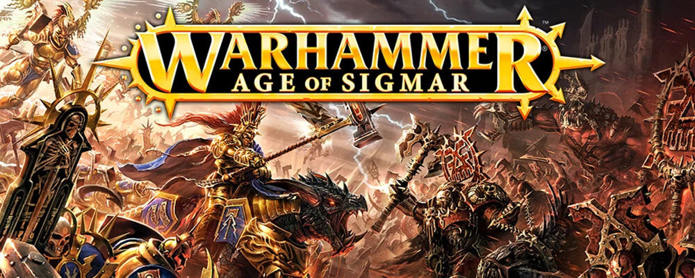 Warhammer Age of Sigmar banner from Games Workshop