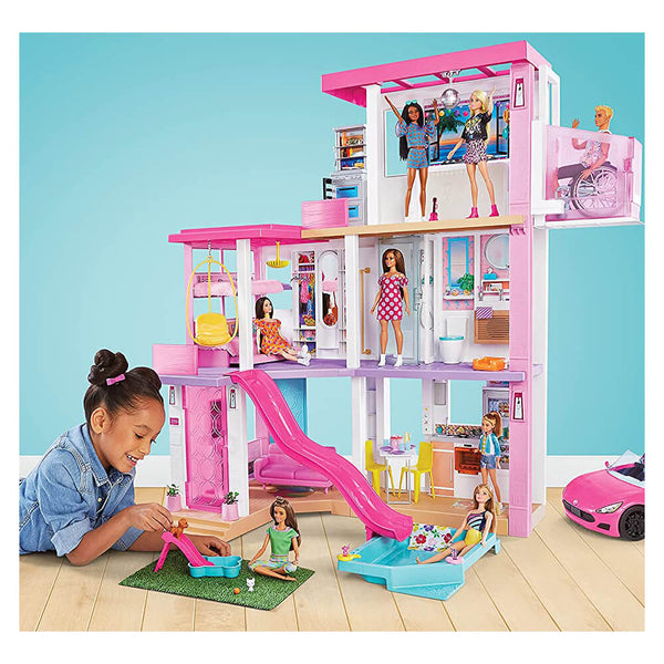  Barbie Dreamhouse Dollhouse with Pool, Slide and Elevator :  Everything Else