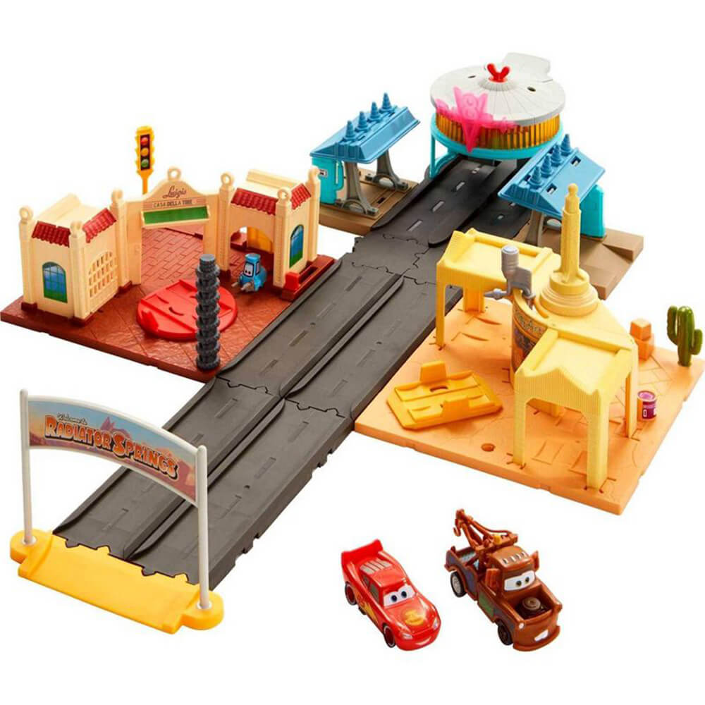 Disney Pixar Cars Race and Go Playset