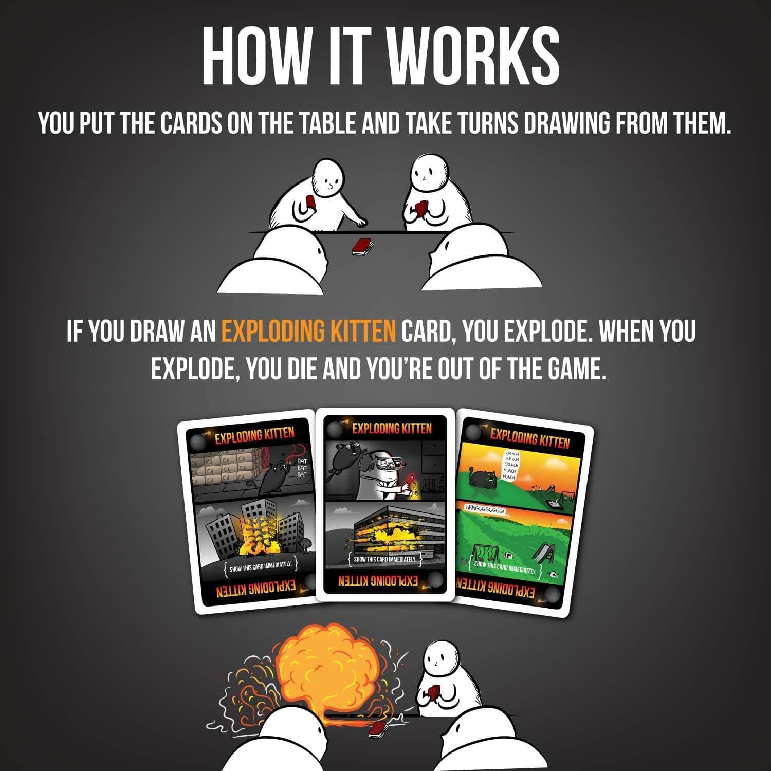 Exploding Kittens Game Nsfw Deck Edition